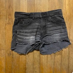 Cute black jean shorts